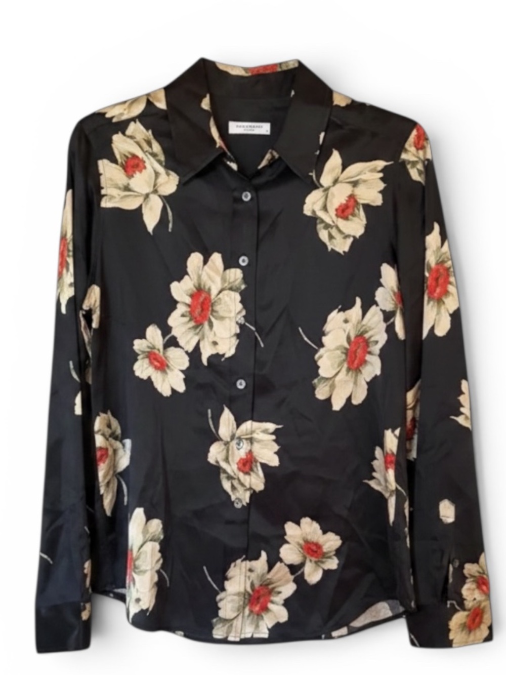 Equipment Leema Floral Print Shirt | Small
